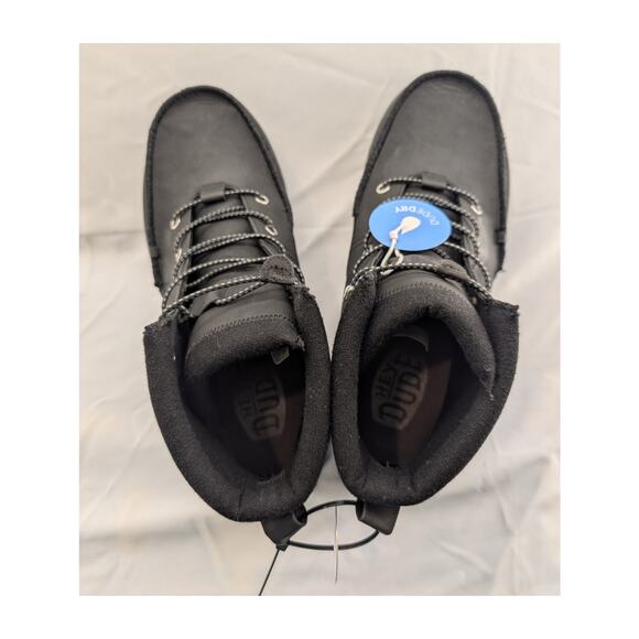 NWT Hey Dude Shoes Bradley Boot Leather in Leather Black size 13 main image 5